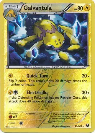 Galvantula [Reverse Holo] - Pokemon Dark Explorers #43