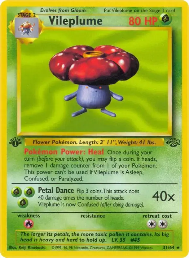Vileplume [1st Edition] - Pokemon Jungle #31