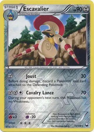 Escavalier [Reverse Holo] - Pokemon Dark Explorers #74