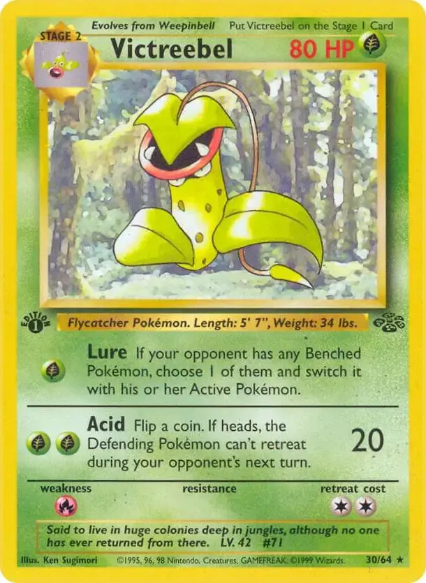 Victreebel [1st Edition] - Pokemon Jungle #30