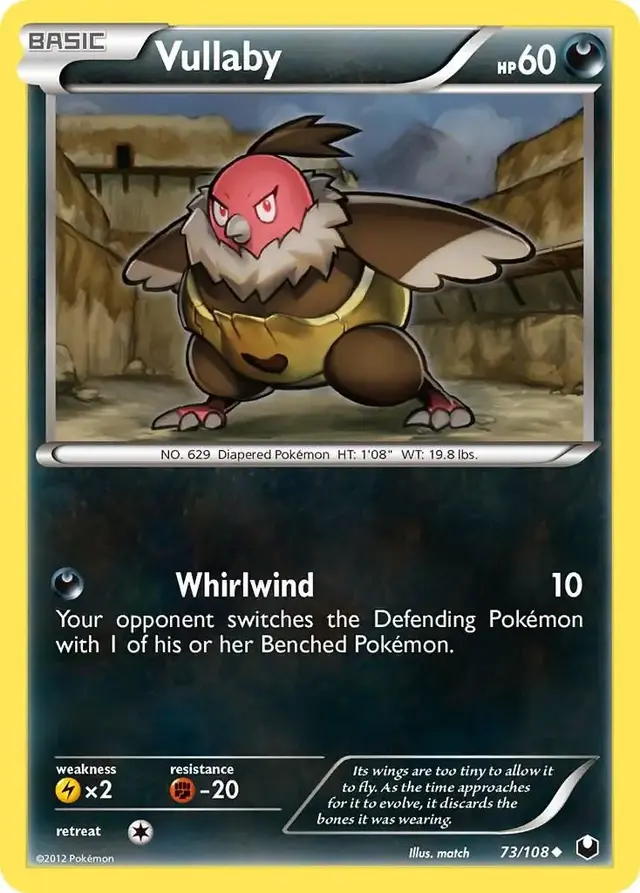 Vullaby - Pokemon Dark Explorers #73