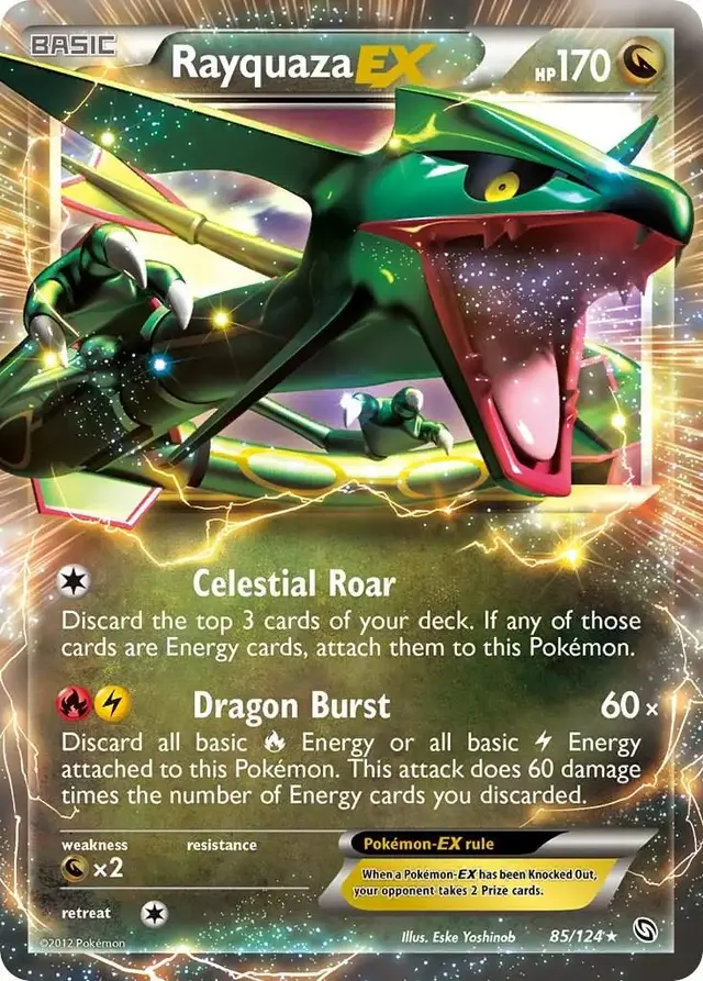 Rayquaza EX - Pokemon Dragons Exalted #85