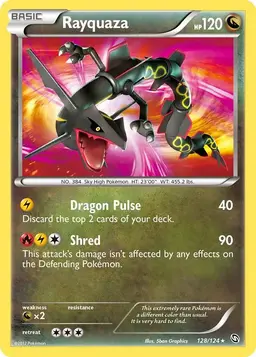 Rayquaza #128 - Pokemon Dragons Exalted