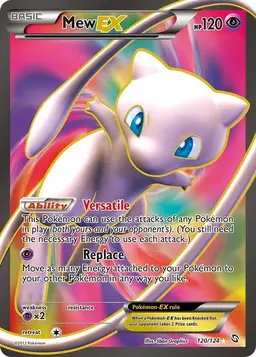 Mew EX #120 - Pokemon Dragons Exalted