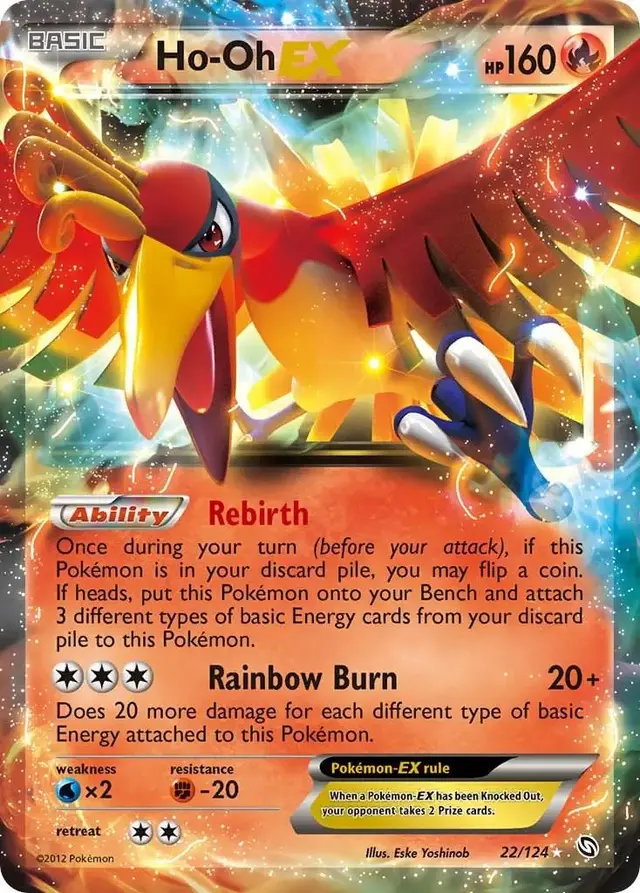Ho-Oh EX - Pokemon Dragons Exalted #22
