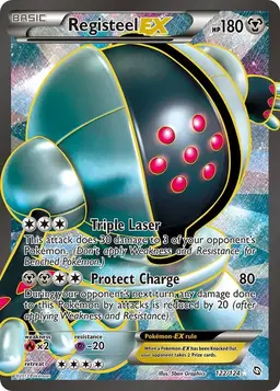 Registeel EX 122 - Pokemon Dragons Exalted
