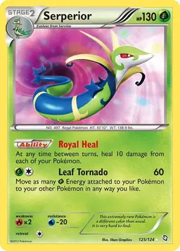 Serperior 125 - Pokemon Dragons Exalted