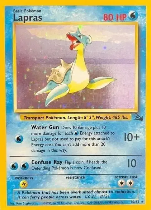 Lapras - Pokemon Fossil #10