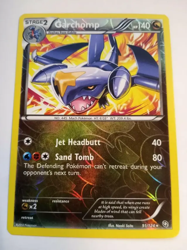 Garchomp [Reverse Holo] - Pokemon Dragons Exalted #91