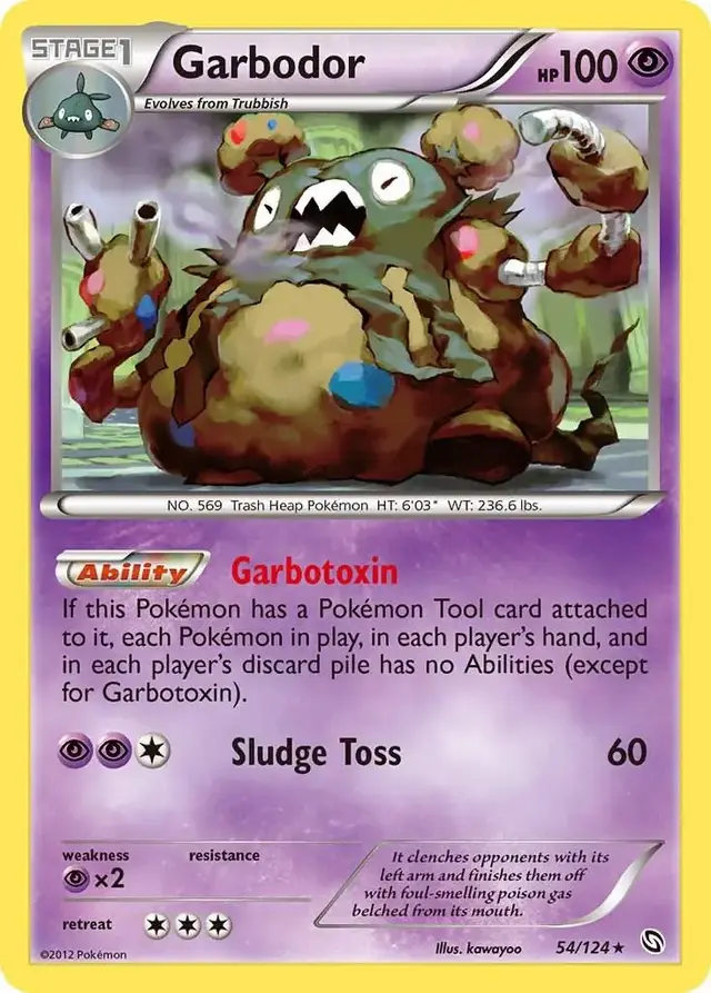 Garbodor - Pokemon Dragons Exalted #54