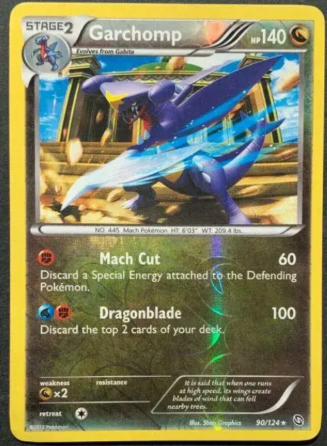 Garchomp [Reverse Holo] - Pokemon Dragons Exalted #90