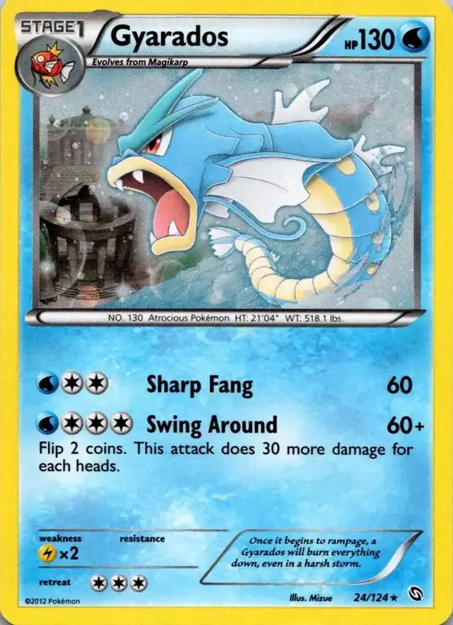 Gyarados [Cosmos Holo] - Pokemon Dragons Exalted #24