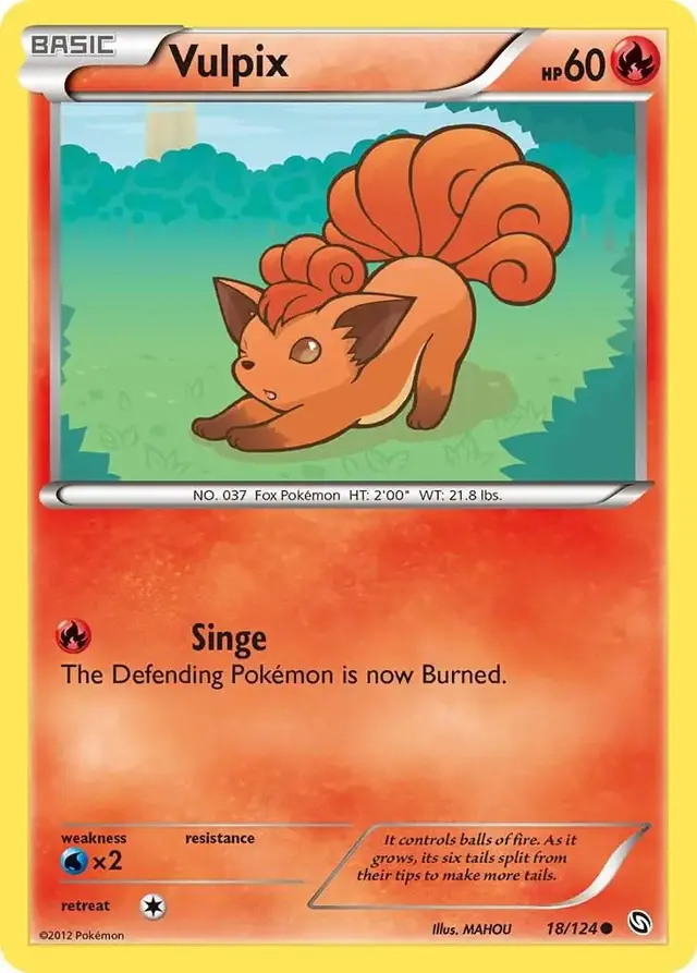 Vulpix - Pokemon Dragons Exalted #18