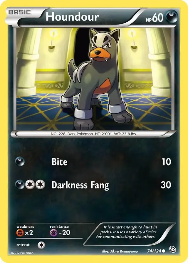 Houndour - Pokemon Dragons Exalted #74