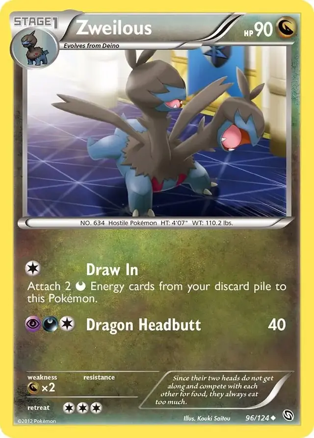 Zweilous - Pokemon Dragons Exalted #96