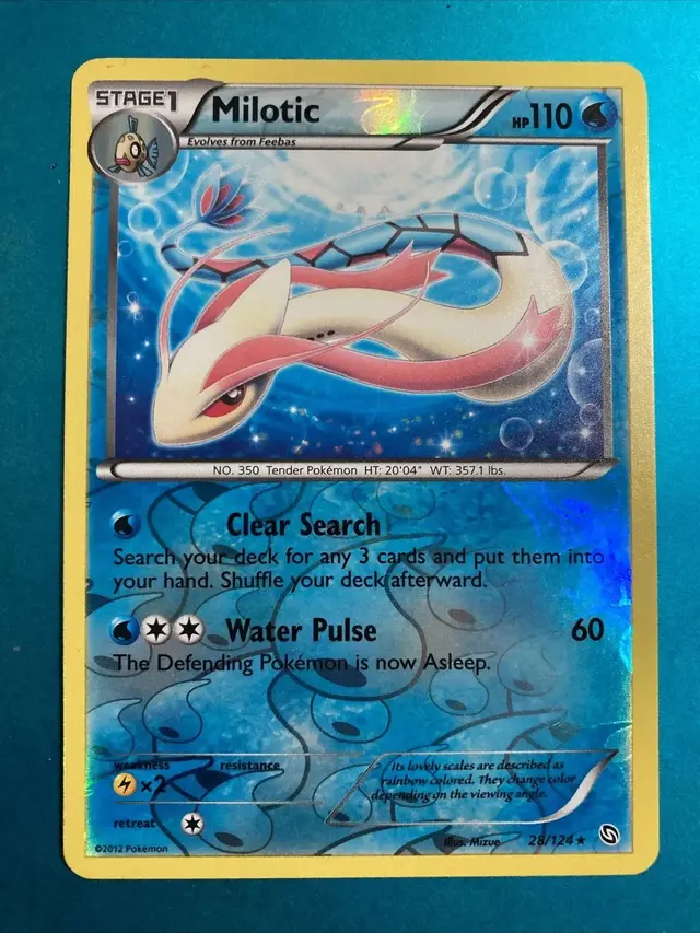 Milotic [Reverse Holo] - Pokemon Dragons Exalted #28