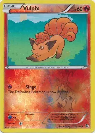 Vulpix [Reverse Holo] - Pokemon Dragons Exalted #18