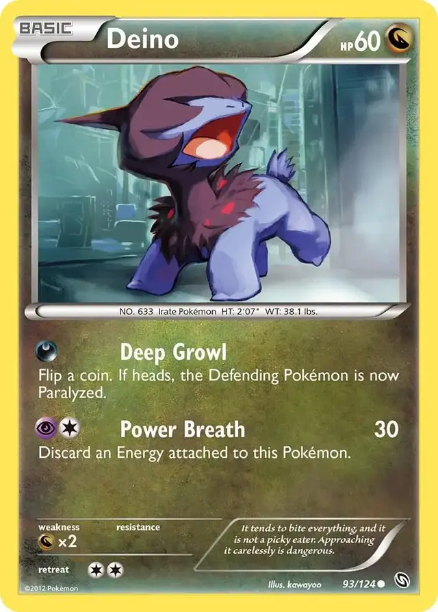 Deino - Pokemon Dragons Exalted #93