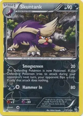 Skuntank [Reverse Holo] - Pokemon Dragons Exalted #77