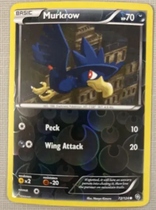 Murkrow [Reverse Holo] - Pokemon Dragons Exalted #72