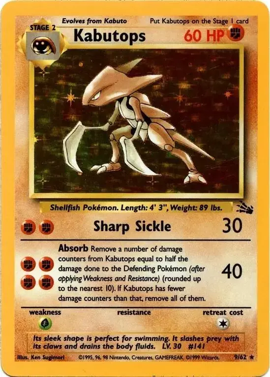 Kabutops - Pokemon Fossil #9