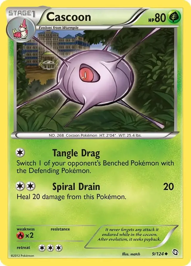 Cascoon - Pokemon Dragons Exalted #9