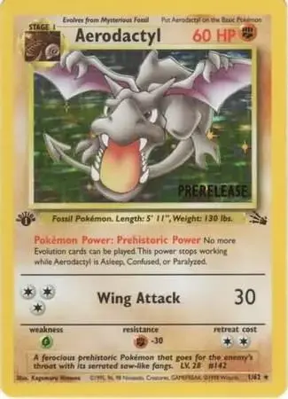 Aerodactyl [Prerelease] - Pokemon WoTC Promos #1