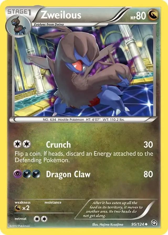 Zweilous - Pokemon Dragons Exalted #95