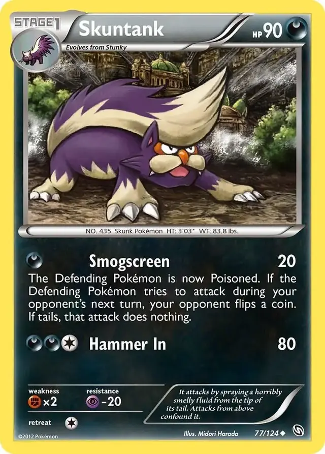 Skuntank - Pokemon Dragons Exalted #77