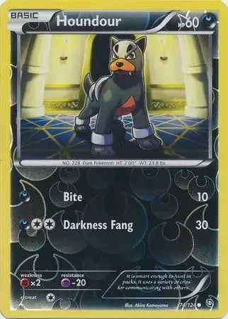Houndour [Reverse Holo] - Pokemon Dragons Exalted #74