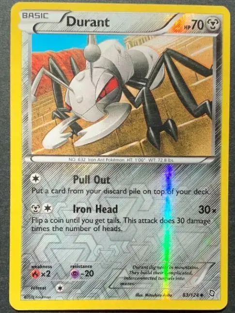 Durant [Reverse Holo] - Pokemon Dragons Exalted #83