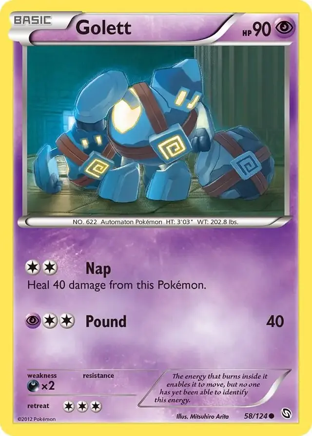 Golett - Pokemon Dragons Exalted #58