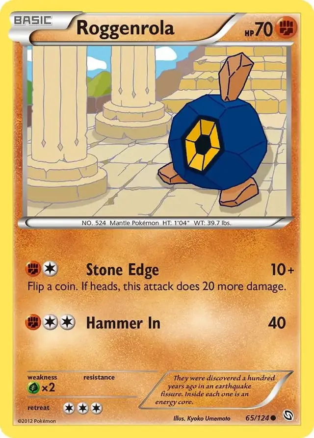 Roggenrola - Pokemon Dragons Exalted #65