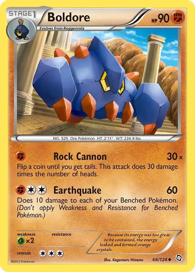 Boldore - Pokemon Dragons Exalted #66