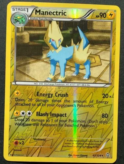 Manectric [Reverse Holo] - Pokemon Dragons Exalted #43