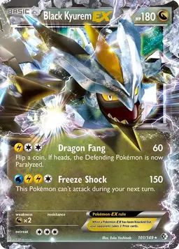 Black Kyurem EX 101 - Pokemon Boundaries Crossed