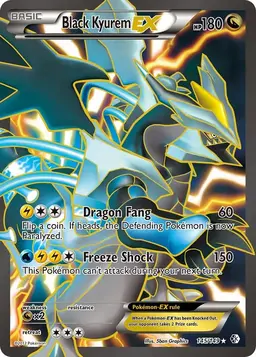 Black Kyurem EX #145 - Pokemon Boundaries Crossed