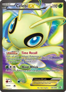 Celebi EX 141 - Pokemon Boundaries Crossed