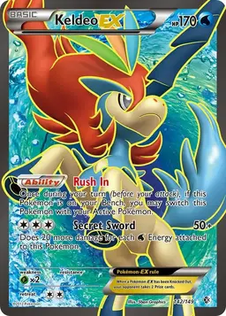Keldeo EX 142 - Pokemon Boundaries Crossed