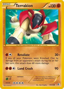 Terrakion 151 - Pokemon Boundaries Crossed