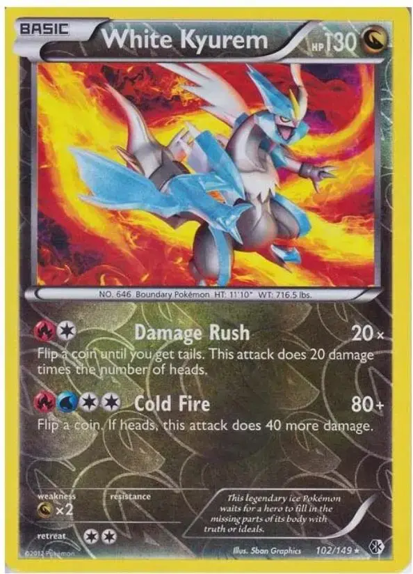 White Kyurem [Reverse Holo]
