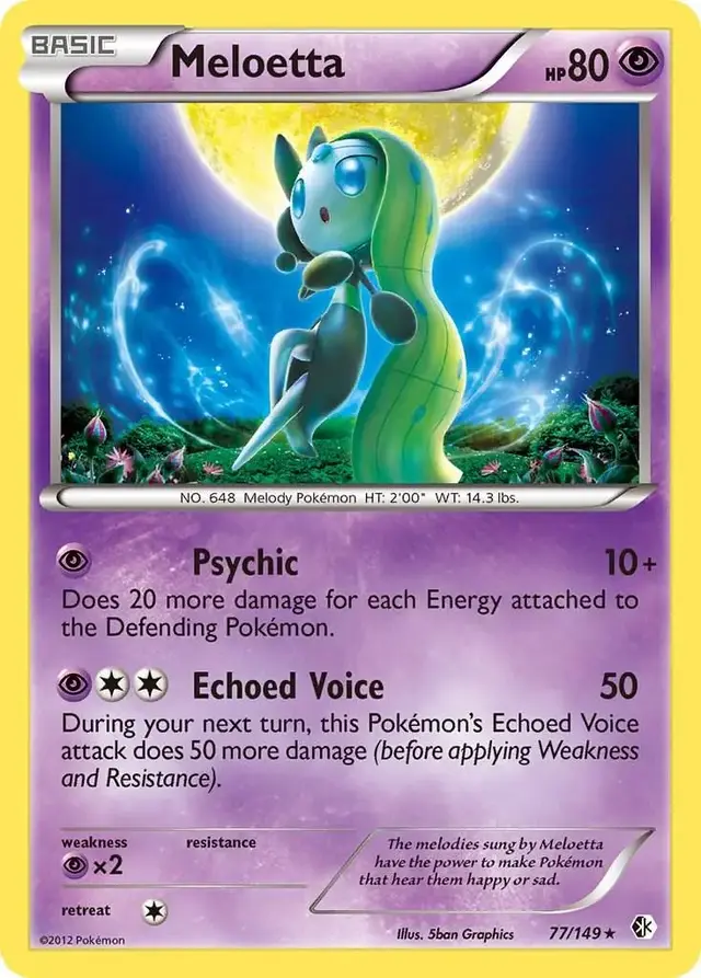 Meloetta - Pokemon Boundaries Crossed #77