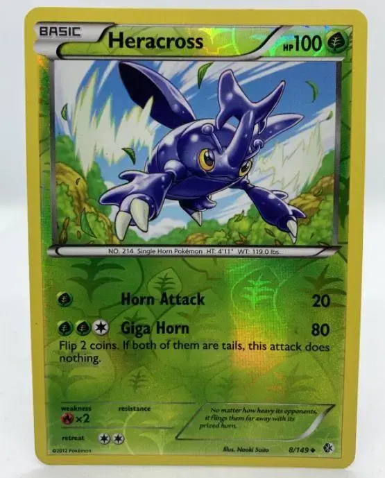 Heracross [Reverse Holo] - Pokemon Boundaries Crossed #8