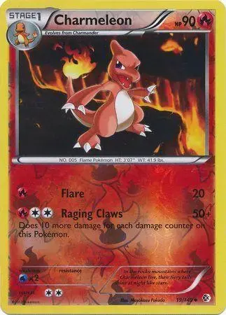 Charmeleon [Reverse Holo] - Pokemon Boundaries Crossed #19