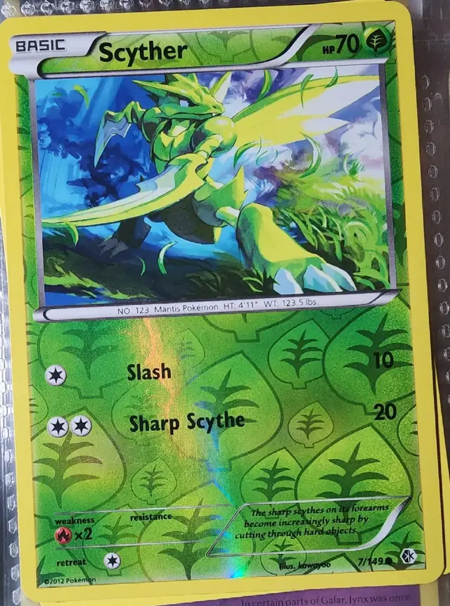 Scyther [Reverse Holo] - Pokemon Boundaries Crossed #7