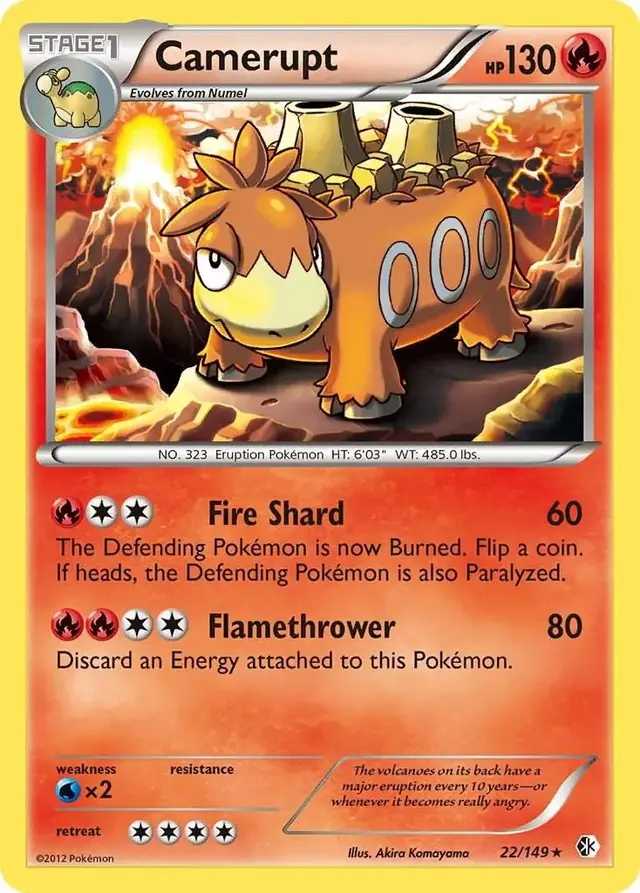 Camerupt - Pokemon Boundaries Crossed #22