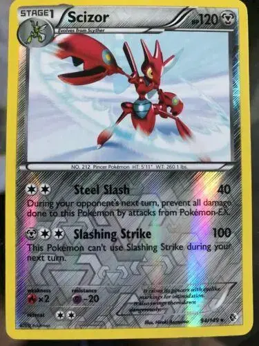 Scizor [Reverse Holo] - Pokemon Boundaries Crossed #94