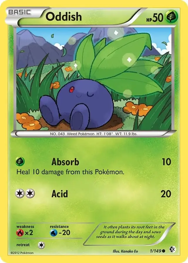 Oddish #1 - Pokemon Boundaries Crossed