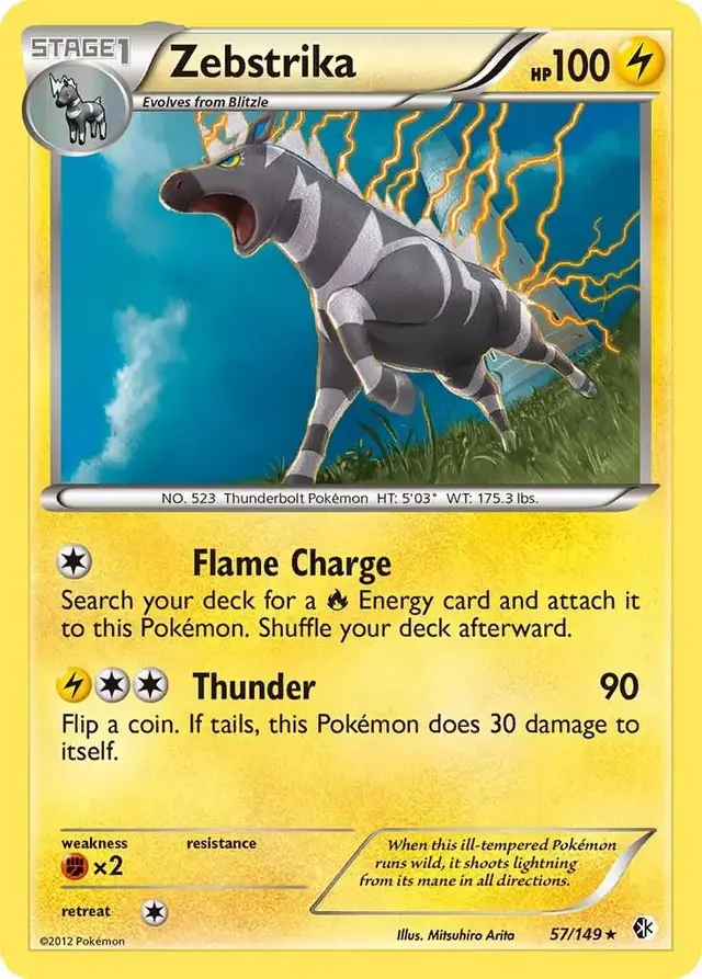 Zebstrika - Pokemon Boundaries Crossed #57