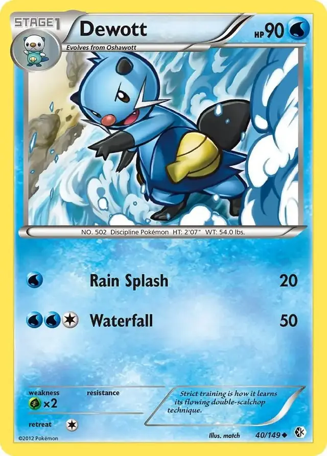 Dewott #40 - Pokemon Boundaries Crossed